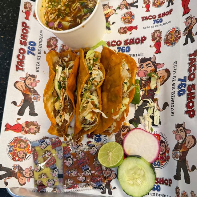 THE TRIO 760 KESATACOS “ W/CHEESE.