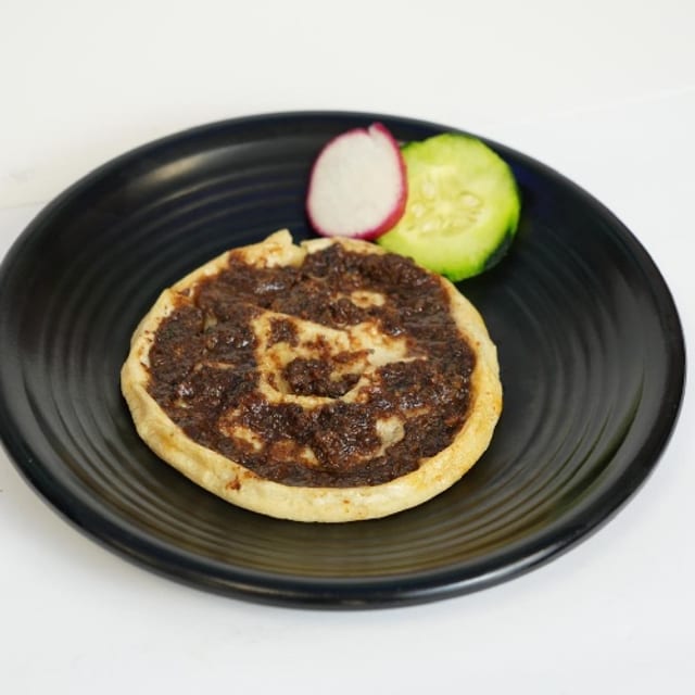 Gordita with Pork Fat / Gordita con Asiento.