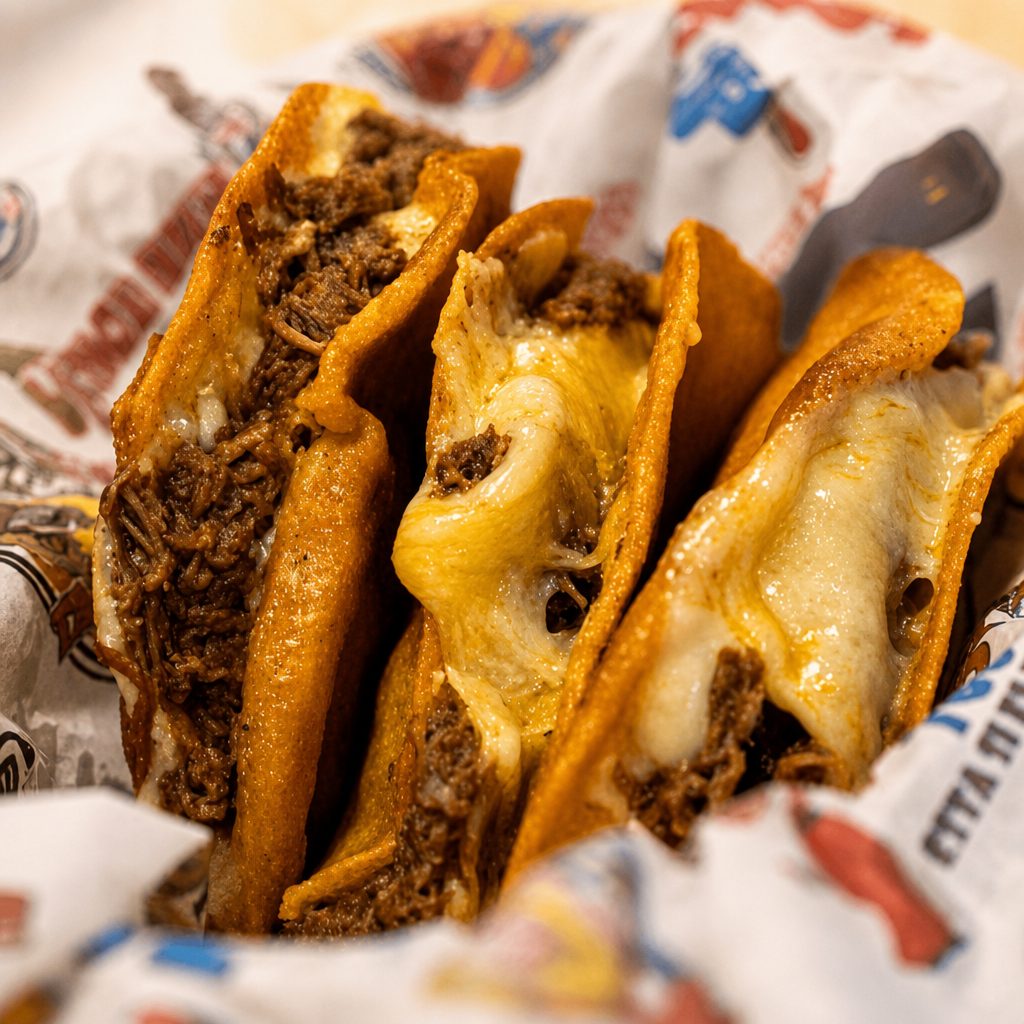 Kesataco (Extra Cheese) / Quesataco ”Extra Queso”.