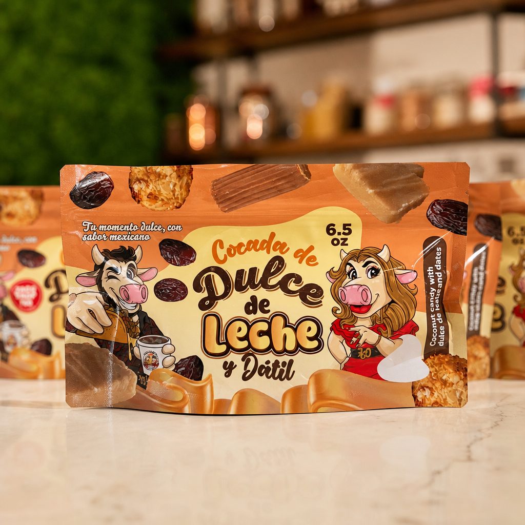 Coconut Sweet with Dulce de Leche and Date / Cocada C/Dulce D Leche Y Dátil.