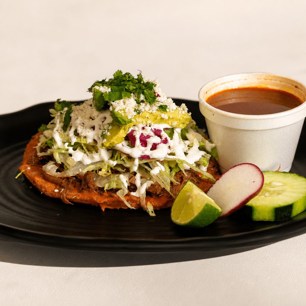 Tostada Birria / Birria Tostada.