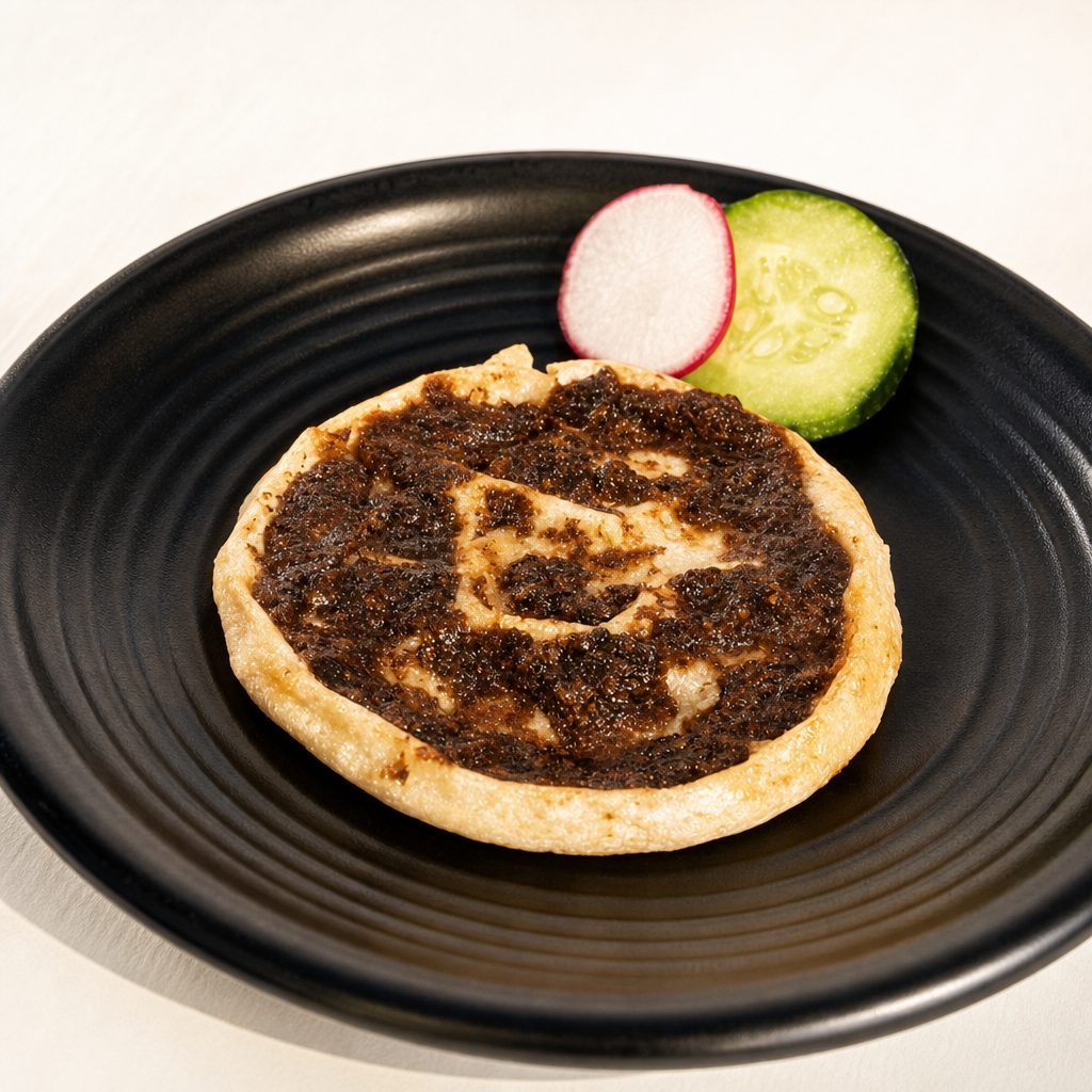 Gordita with Pork Fat / Gordita con Asiento.