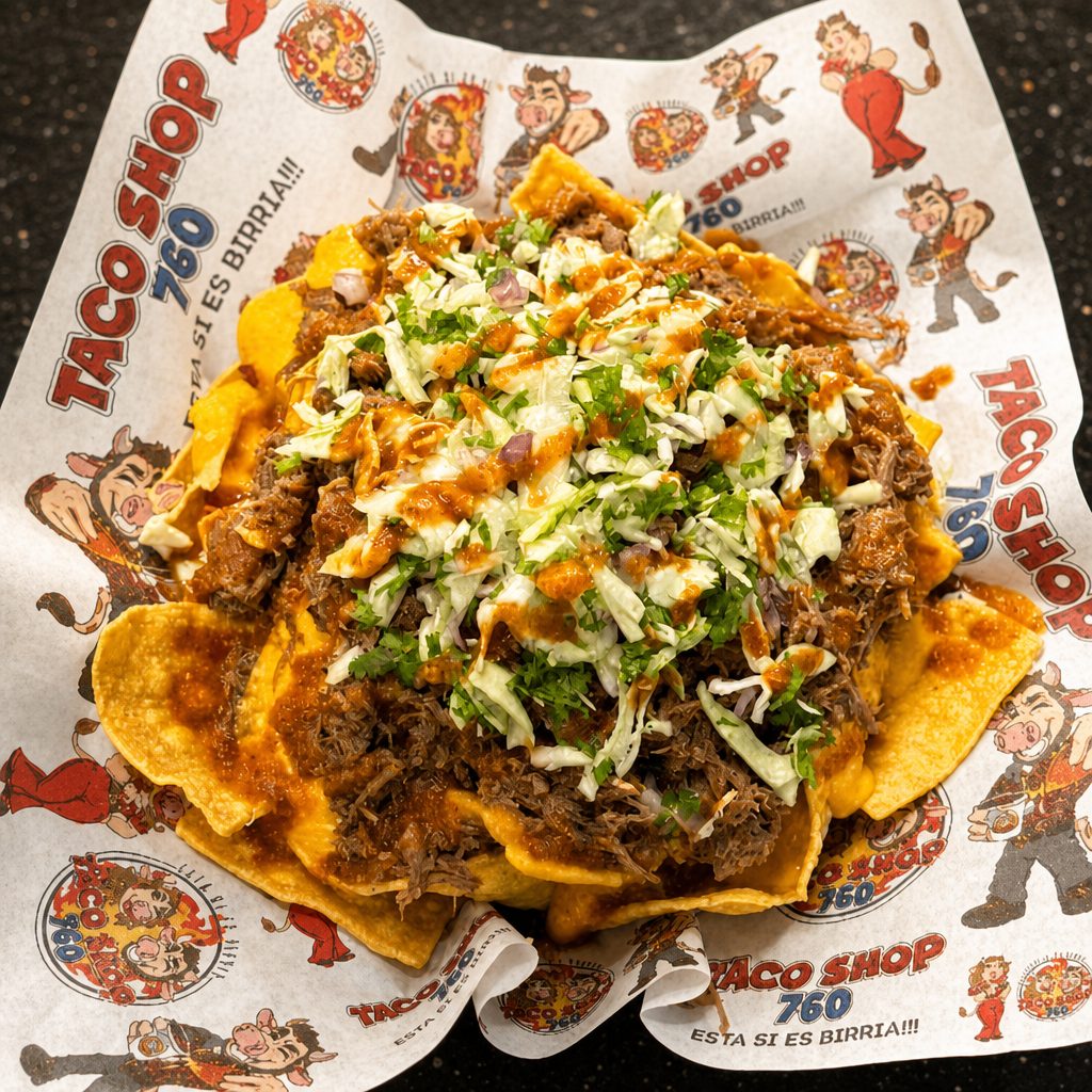 Nacho Birria / Birria Nachos.