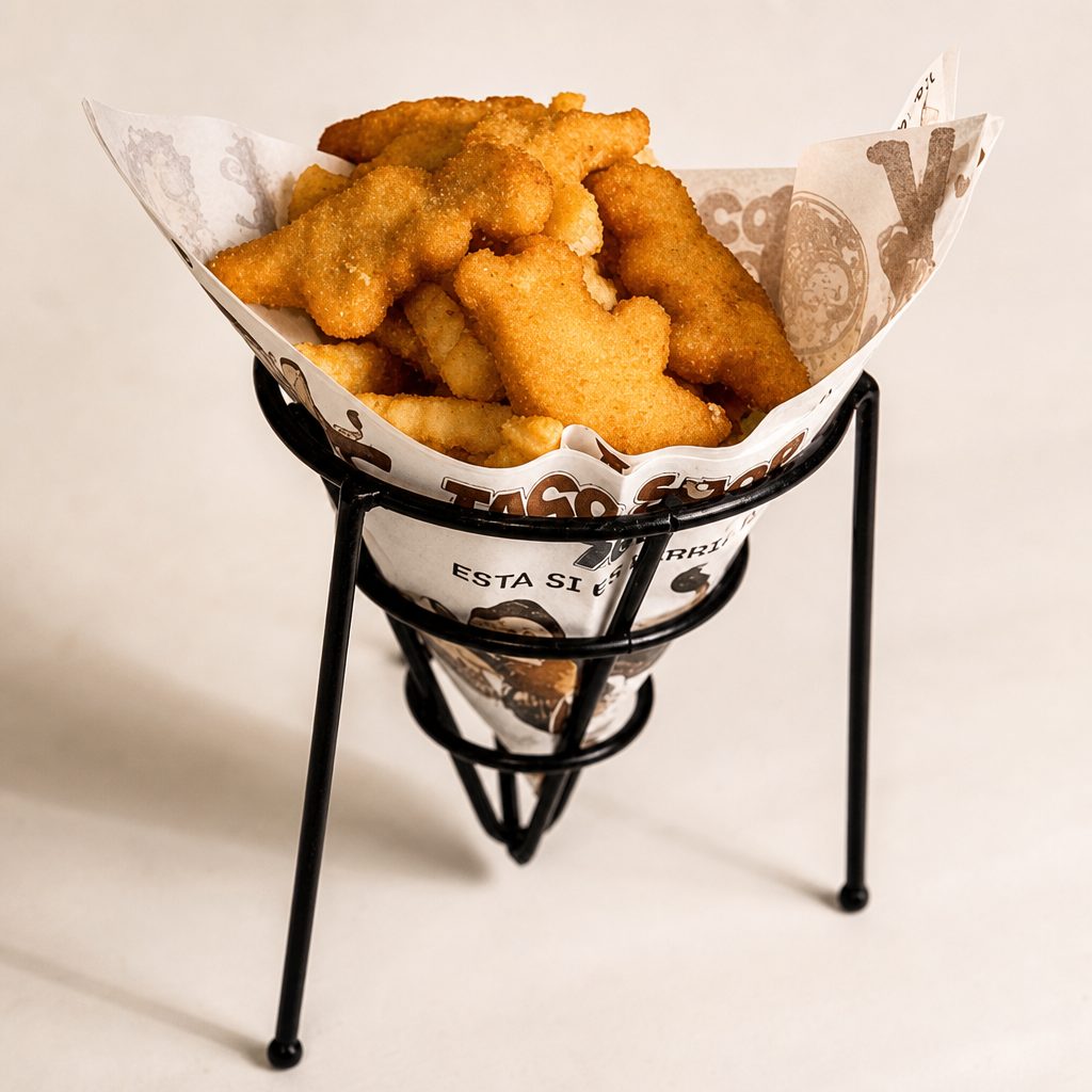 CHICKEN NUGETS & FRIES.