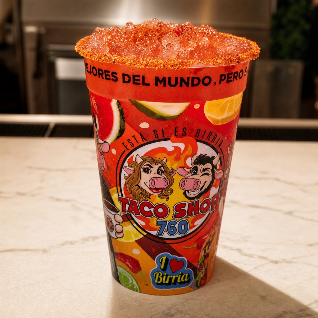 Prepared Watermelon Water with Chamoy & Tajín / Agua de Sandía Preparada con Chamoy y Tajín.